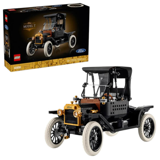 LEGO 11376 Icons Ford Model T Building Set – Vintage Classic Car Collector Model, 1060 Pieces