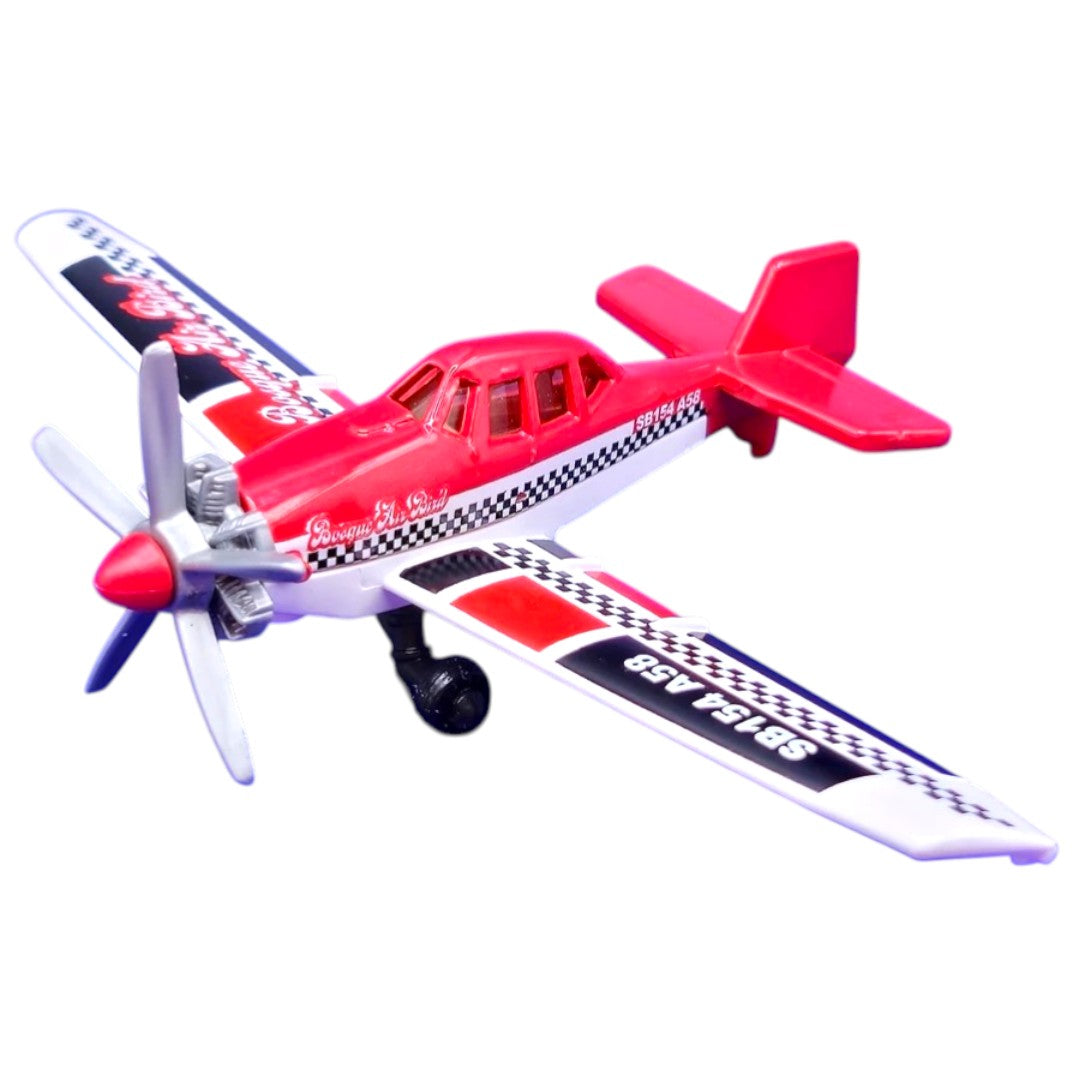 Matchbox Sky Busters MBX Crop Duster Airplane – Diecast Aircraft Toy with Spinning Propeller