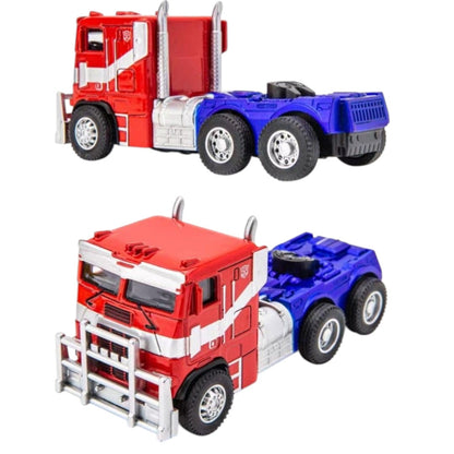 Transformer Robot Truck Toy – Optimus Prime Style Trailer Truck  (Transformers Inspired, 3+ Years)