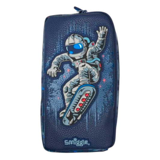 Smiggle Astronaut Pencil Case Pouch – Kids School Stationery Organizer with Zipper