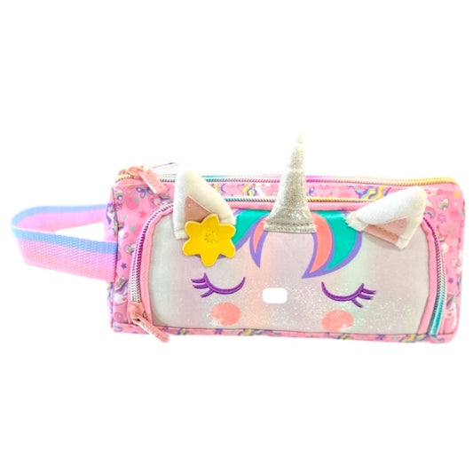 Vest Unicorn Pencil Pouch Case – Kids Stationery Organizer with 3D Unicorn Design