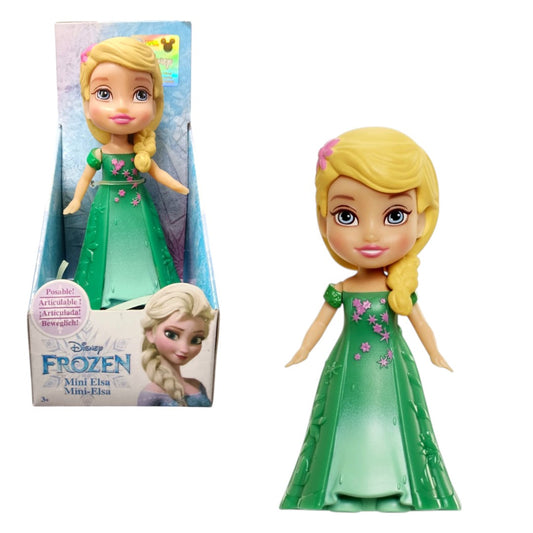 Frozen Mini Elsa Doll (8 cm)  – Disney Princess Collectible Figure with Articulated Arms