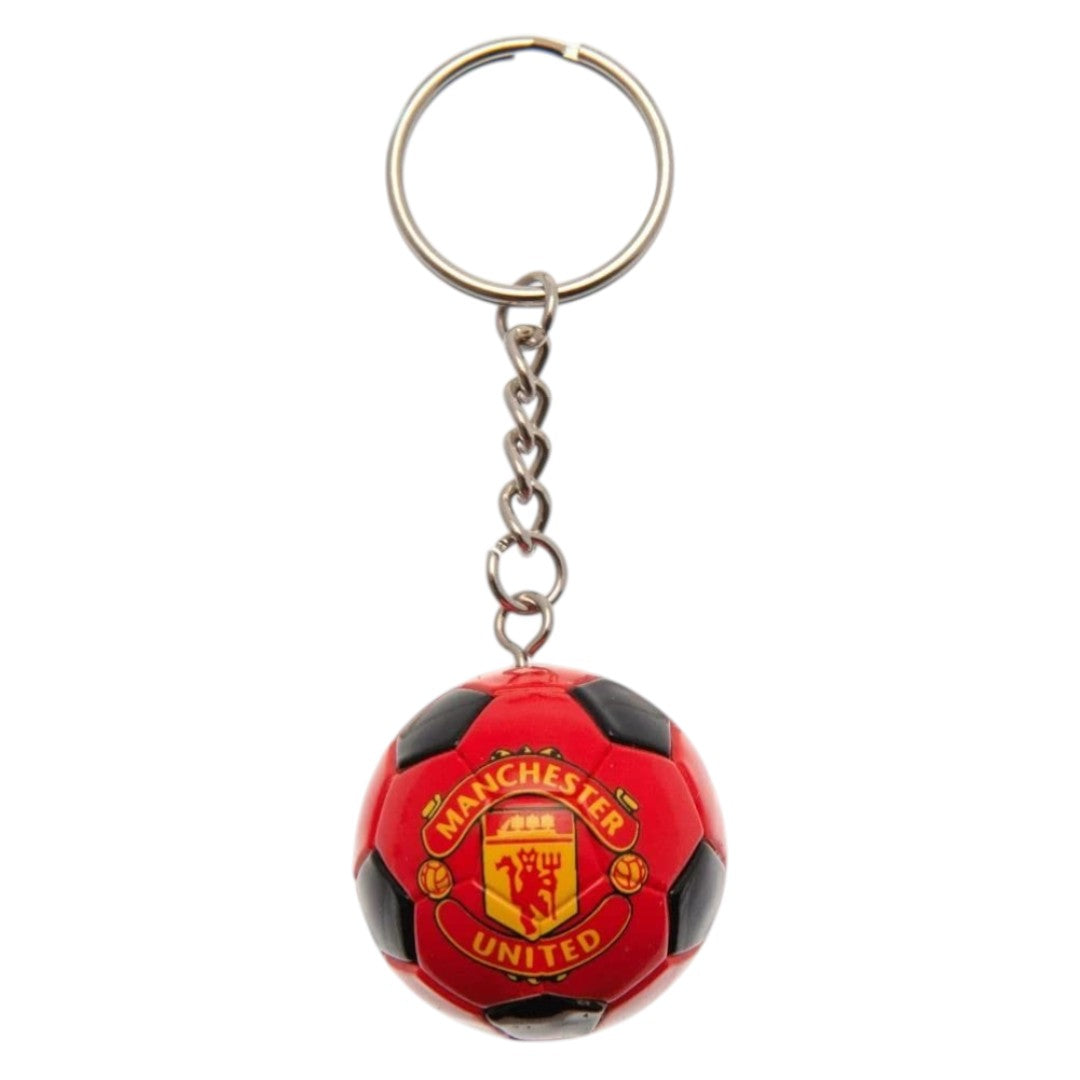 Manchester United F.C. Football Ball Keychain – Manchester United Logo ...