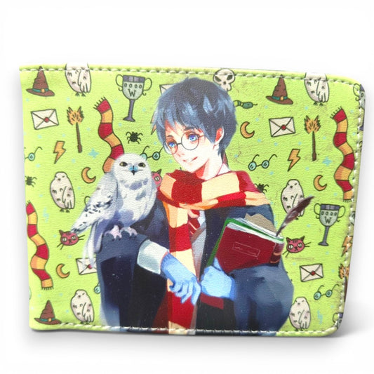 Harry Potter Themed Wallet – Magical Character Print Bi-Fold Wallet for Fans, Stylish Everyday Wallet