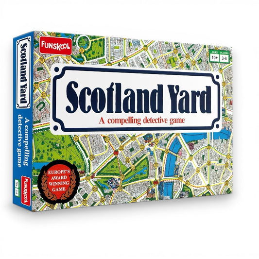 Funskool Scotland Yard Detective Board Game – Strategy Mystery Game for 3–6 Players, Ages 10+ | Classic Family Board Game