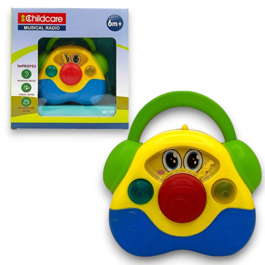 Childcare Musical Radio Toy for Babies (6M+) – Colorful Baby Music Toy with Lights & Sound for Sensory Development