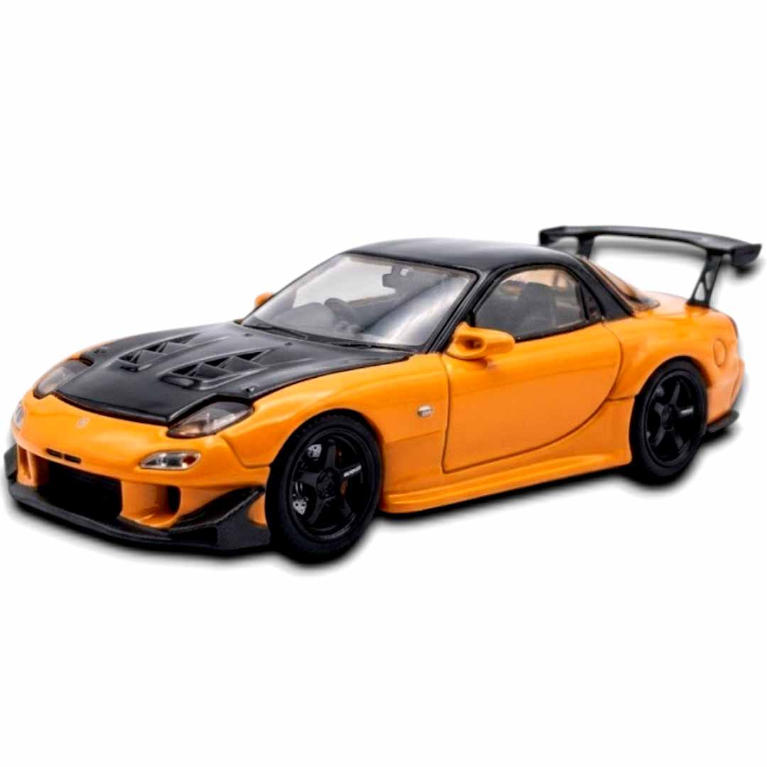 BSC 1:64 Mazda RX-7 Diecast Model Car – Collectible Scale Car with