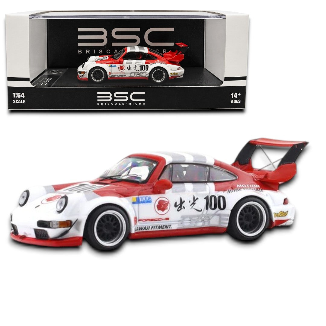 BSC 1:64 Porsche 911 (964) RWB Diecast Model Car – Liberty Walk Style ...