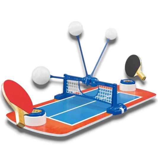 SIMARR Tabletop Ping Pong Game Set for Kids – Mini Indoor Table Tennis Toy with Paddles, Net & Balls | Family Sports Game |