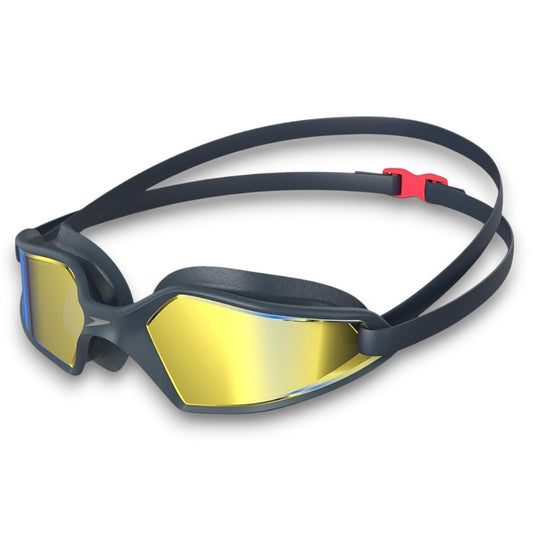Speedo Hydropulse Mirror Lens Swim Goggles – Unisex Adult Anti-Fog UV Protection Swimming Goggles with Adjustable Dual Strap