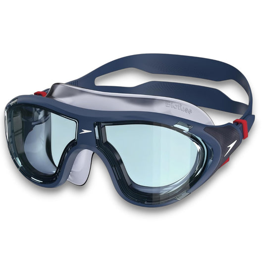 Speedo Rift Smoke Lens Swim Goggles – Unisex Adult Anti-Fog UV Protection Biofuse Swimming Mask
