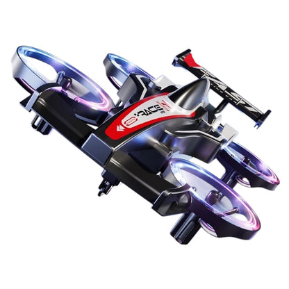 2-in-1 RC Flying Car Drone Toy – 2.4GHz Mini Flying Stunt Car with LED Lights, Indoor Quadcopter for Kids