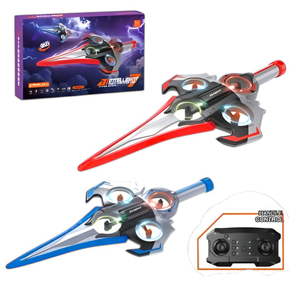 RC Flying Sword Drone Toy – 2.4GHz Remote Control LED Flying Sword Drone for Kids