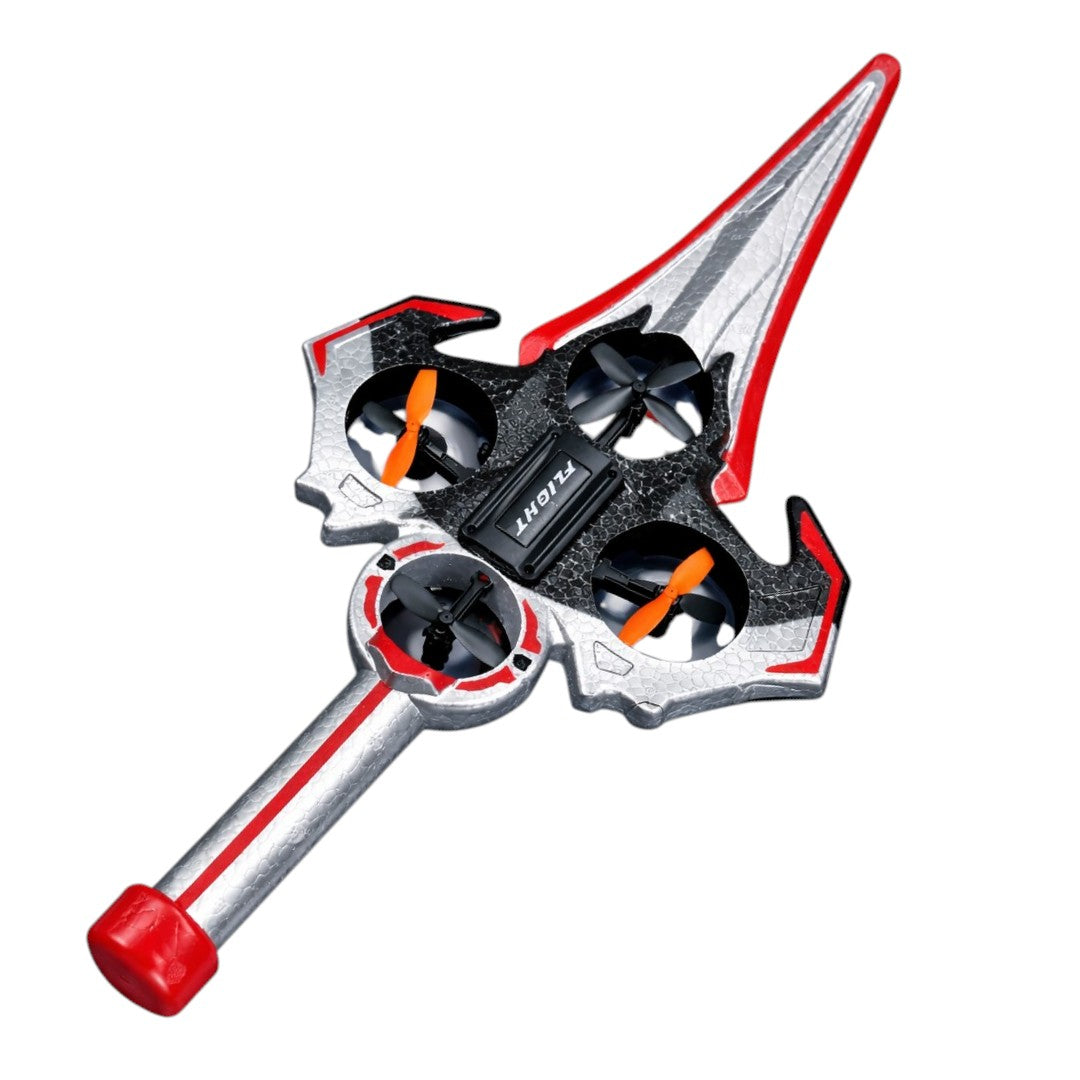 RC Flying Sword Drone Toy – 2.4GHz Remote Control LED Flying Sword Drone for Kids