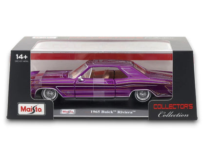 Maisto 1:24 1965 Buick Riviera Lowrider Die-Cast Car – Collector’s Edition Model
