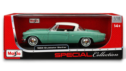 Maisto 1:18 1953 Studebaker Starliner Die-Cast Model Car | Special Collection Classic Car Collectible