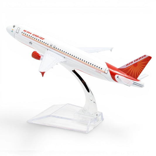 Breatoi Diecast Aeroplane 1:400 Scale Airbus A320 Air India Aircraft Model (16 cm) | Collectible Plane