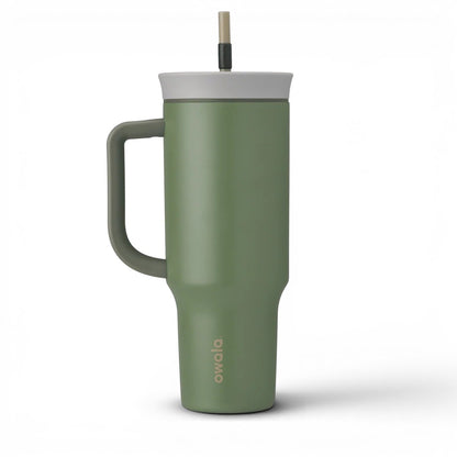 Owala FreeSip 40oz (1.18L) Insulated Tumbler with Handle & Straw | Stainless Steel Travel Mug