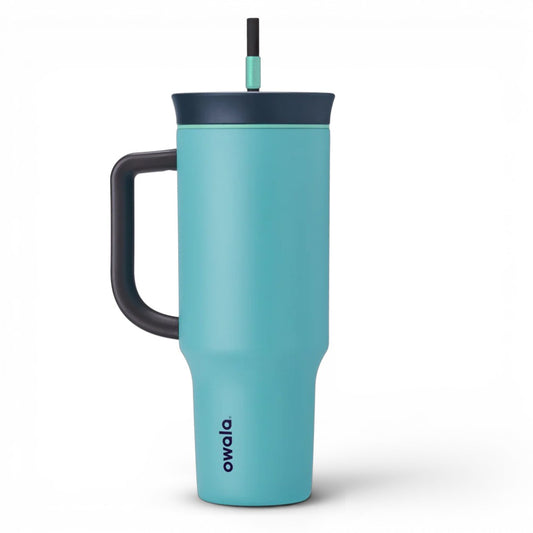 Owala FreeSip 40oz (1.18L) Insulated Tumbler with Handle & Straw | Stainless Steel Travel Mug