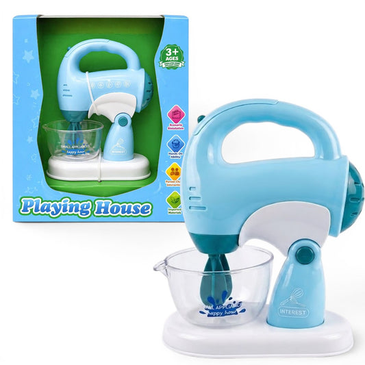 Kids Playing House Mixer Toy with Bowl – Pretend Kitchen Baking Appliance Role Play Toy (3+ Years)