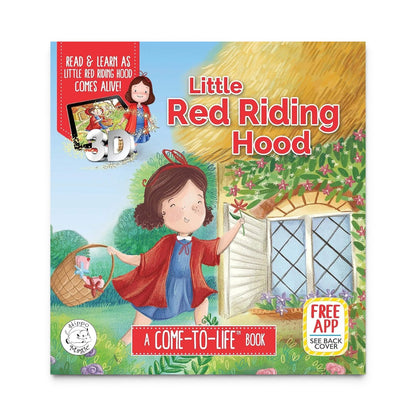 Little Red Riding Hood 3D Come-To-Life Book – Interactive Augmented Reality Story Book for Kids with Free App