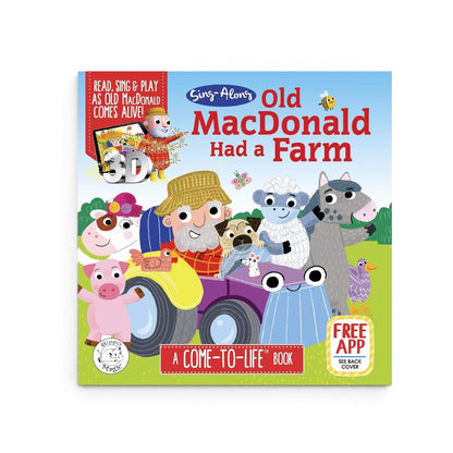 Old MacDonald Had a Farm 3D Come-To-Life Book – Interactive Sing-Along Augmented Reality Story Book for Kids (Free App)