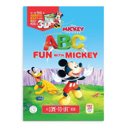 Disney Mickey & Friends ABC Fun with Mickey – 3D Come-To-Life Augmented Reality Learning Book for Kids (Free App)