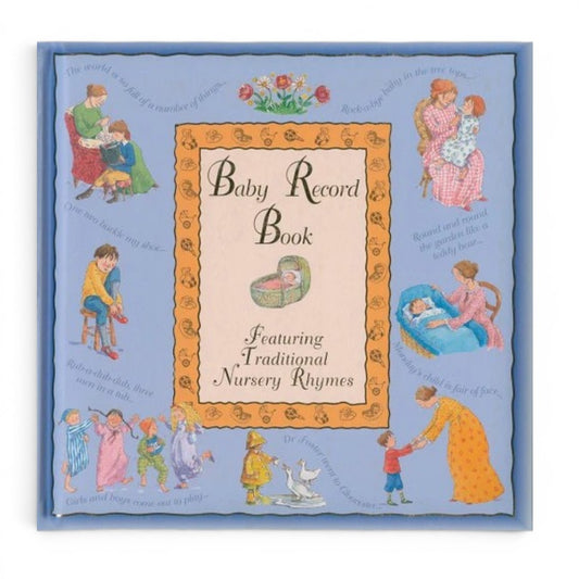 Baby Record Book – Nursery Rhymes Baby Memory Book | Keepsake Album for Newborn Milestones & Memories
