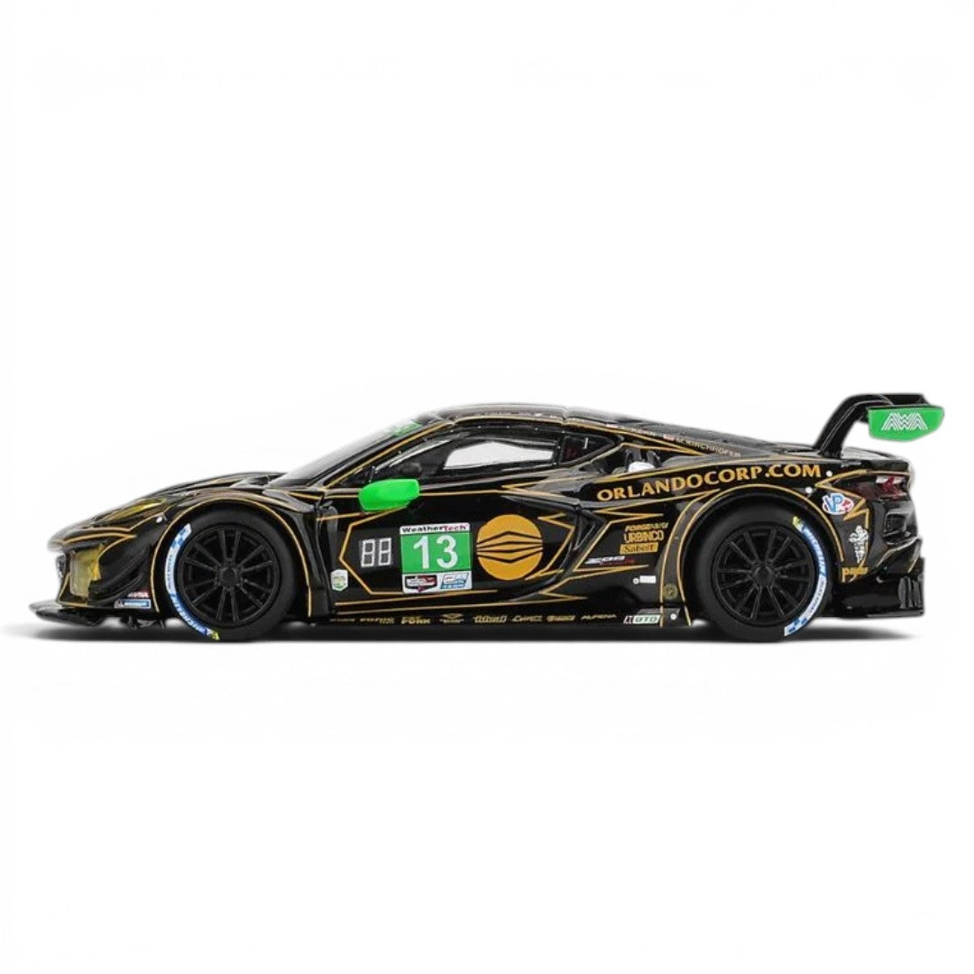 Mini GT 1:64 Chevrolet Corvette Z06 GT3.R #13 – 2025 IMSA Daytona 24 Hrs AWA (Blister Pack) Diecast Model Car