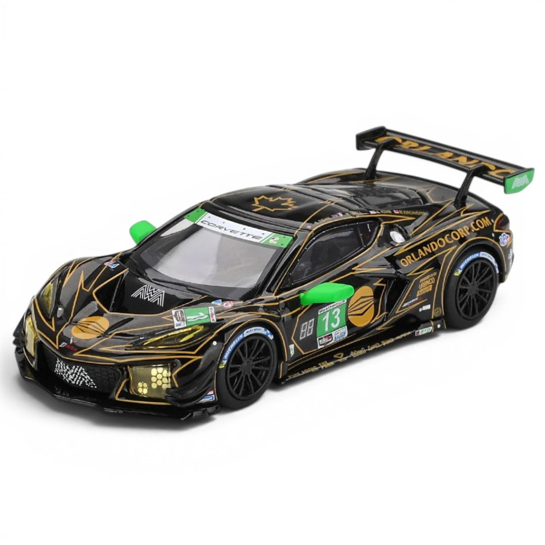 Mini GT 1:64 Chevrolet Corvette Z06 GT3.R #13 – 2025 IMSA Daytona 24 Hrs AWA (Blister Pack) Diecast Model Car