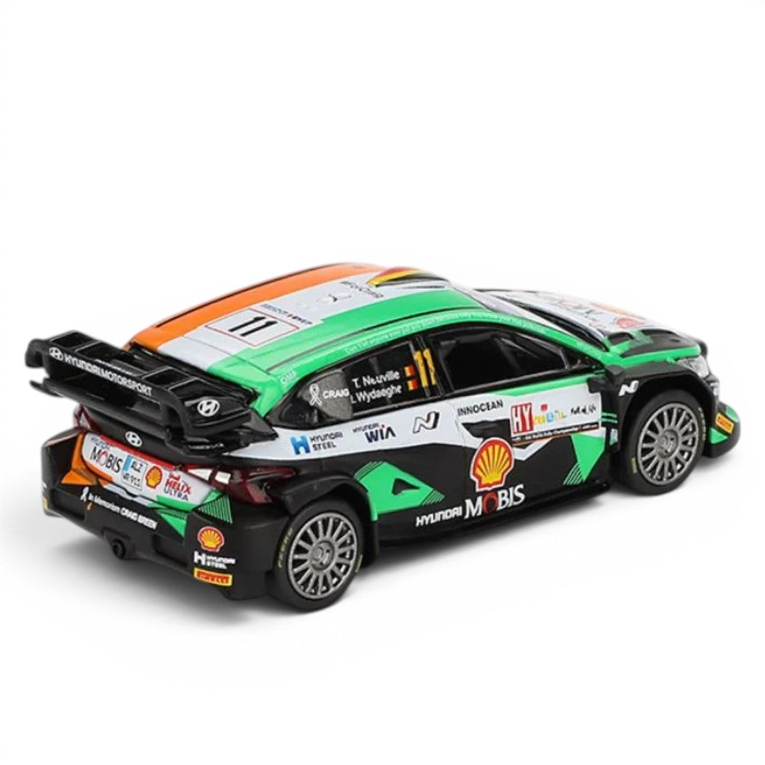 Mini GT 1:64 Racing Duo Set – Hyundai i20 N Rally1 #11 Rally Croatia 2023 Power Stage Winner + Lamborghini Countach 25th Anniversary White Diecast Model Cars