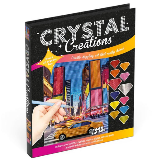 Curious Universe Crystal Creations Times Square Diamond Painting Kit – DIY Crystal Art Craft for Teens & Adults