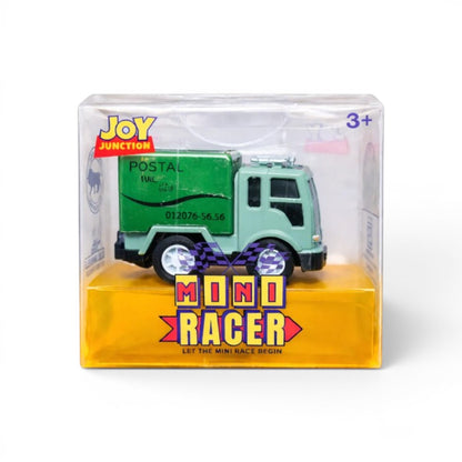 Joy Junction 1:64 Mini Racer Alloy Metal Postal Truck Toy with Pull-Back Action – Mini Delivery Truck Diecast Vehicle for Kids (3+ Years)