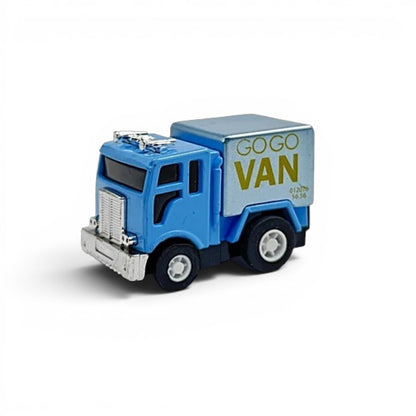 Joy Junction 1:64 Mini Racer Alloy Metal GoGo Van Toy with Pull-Back Action – Mini Delivery Van Diecast Vehicle for Kids (3+ Years)