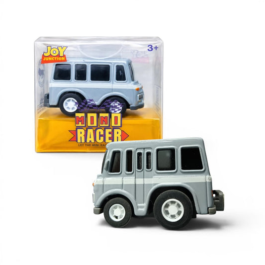 Joy Junction 1:64 Mini Racer Alloy Metal Mini Bus Toy with Pull-Back Action – Diecast Passenger Van Vehicle for Kids (3+ Years)