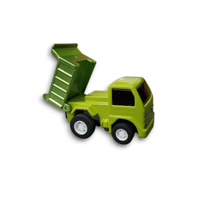 Joy Junction 1:64 Mini Racer Alloy Metal Dump Truck Toy with Pull-Back Action – Mini Construction Tipper Diecast Vehicle for Kids (3+ Years)