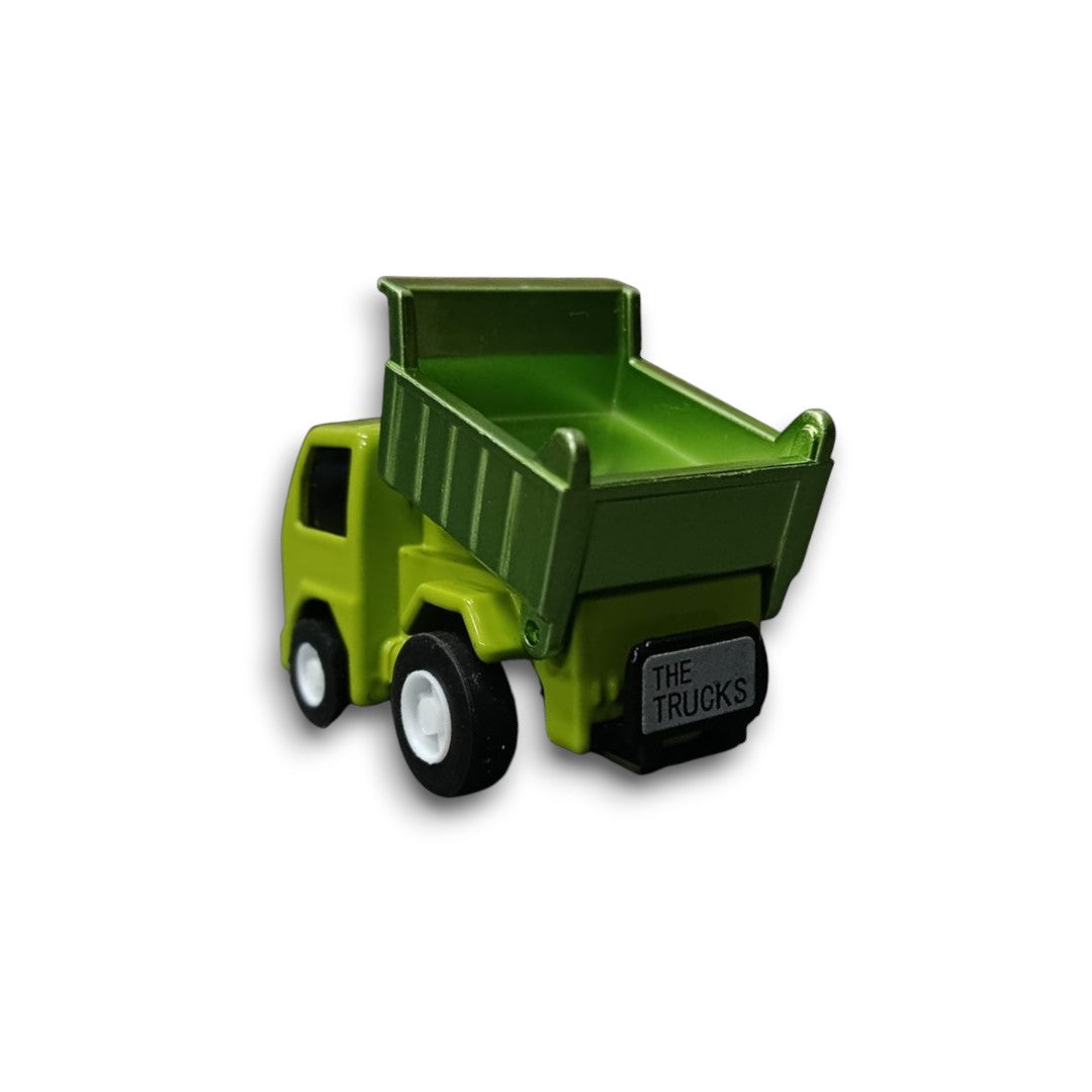 Joy Junction 1:64 Mini Racer Alloy Metal Dump Truck Toy with Pull-Back Action – Mini Construction Tipper Diecast Vehicle for Kids (3+ Years)