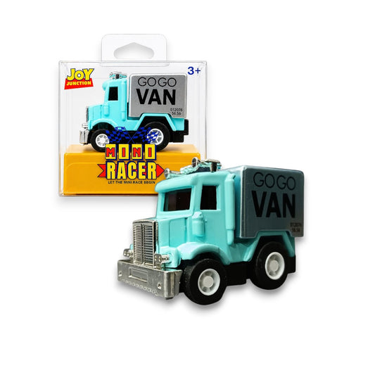 Joy Junction 1:64 Mini Racer Alloy Metal GoGo Van Toy with Pull-Back Action – Mini Delivery Van Diecast Vehicle for Kids (3+ Years)
