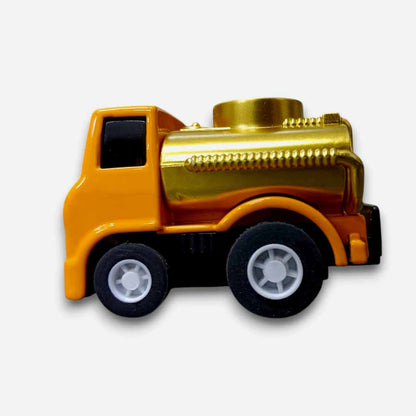 Joy Junction 1:64 Mini Racer Alloy Metal Tanker Truck Toy with Pull-Back Action – Mini Fuel Tanker Diecast Vehicle for Kids (3+ Years)