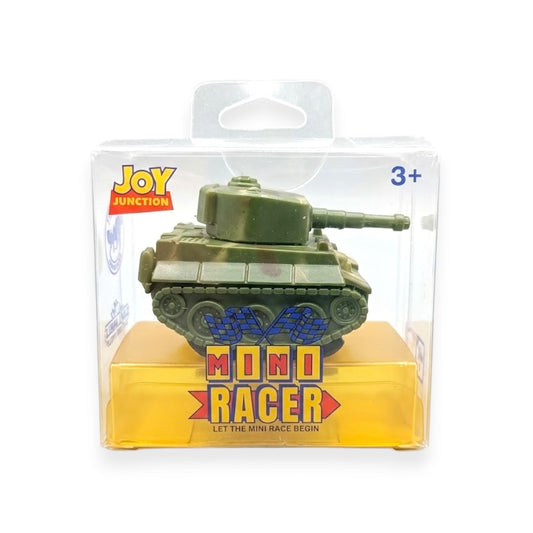 Joy Junction 1:64 Mini Racer Alloy Metal Military Tank Toy with Pull-Back Action – Mini Army Battle Tank Diecast Vehicle for Kids (3+ Years)