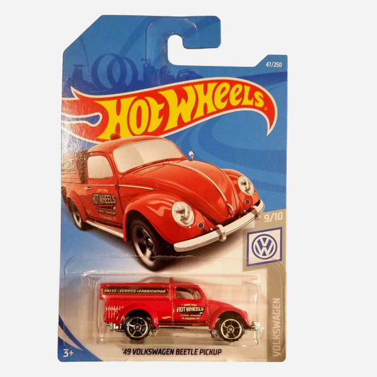 Hot Wheels 1:64 Scale ’49 Volkswagen Beetle Pickup Die-Cast Car – Volkswagen Series Collectible Model for Kids & Collectors