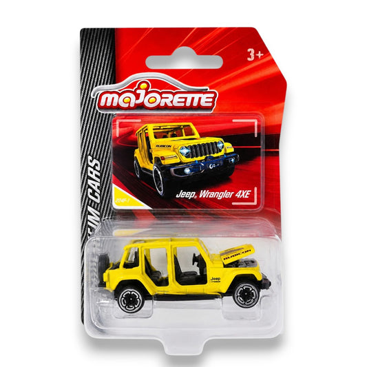 Majorette 1:64 Scale Jeep Wrangler 4XE Die-Cast Car Blister Pack – Premium Cars Series Collectible SUV Model with Opening Parts