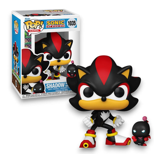 Funko Pop! Games Sonic The Hedgehog Shadow with Dark Chao #1035 Vinyl Figure Collectible Toy Box Pack