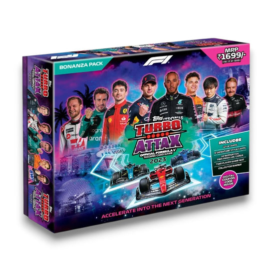 Topps Formula 1 Turbo Attax 2023 Bonanza Pack | Official F1 Trading Card Game Collector Set