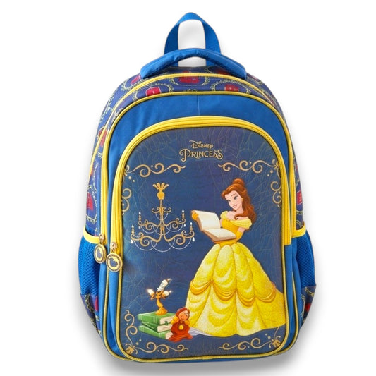 Disney Princess Belle School Backpack 18 Inch | Kids Travel & School Bag with Multiple Compartments