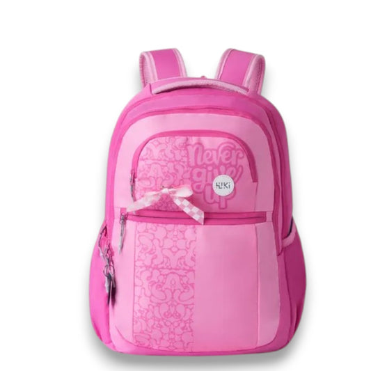 Pink School Backpack 18 Inch | Stylish Kids & Teens Travel Bag with Multiple Compartments