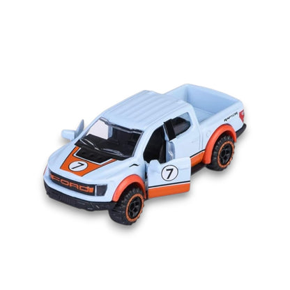 Majorette Ford F-150 Raptor Racing Cars Die-Cast Model | 1:64 Scale Collectible Pickup Truck