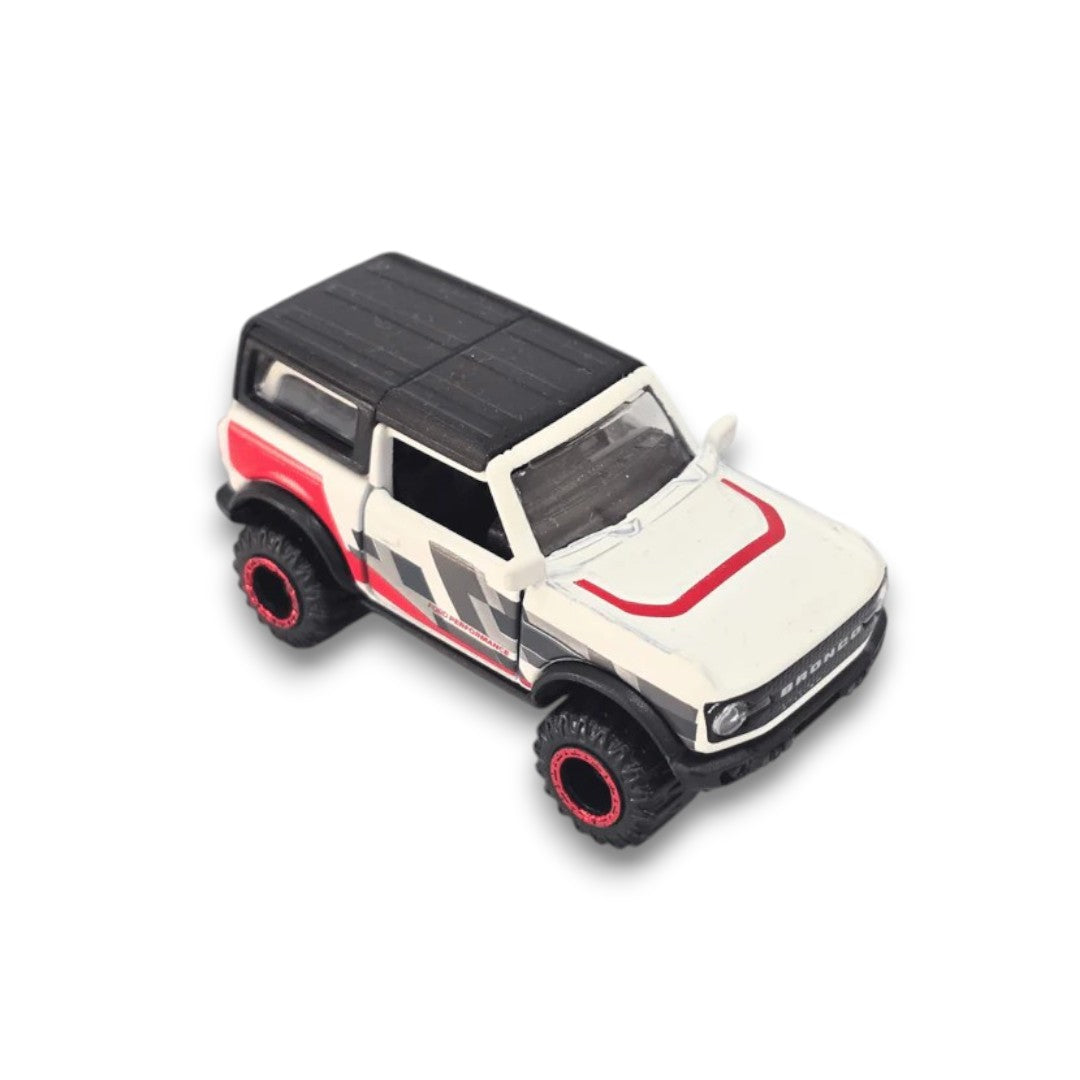 Majorette Ford Bronco Wildtrak Racing Cars Die-Cast SUV |1:64 Scale Premium Off-Road Collectible Model