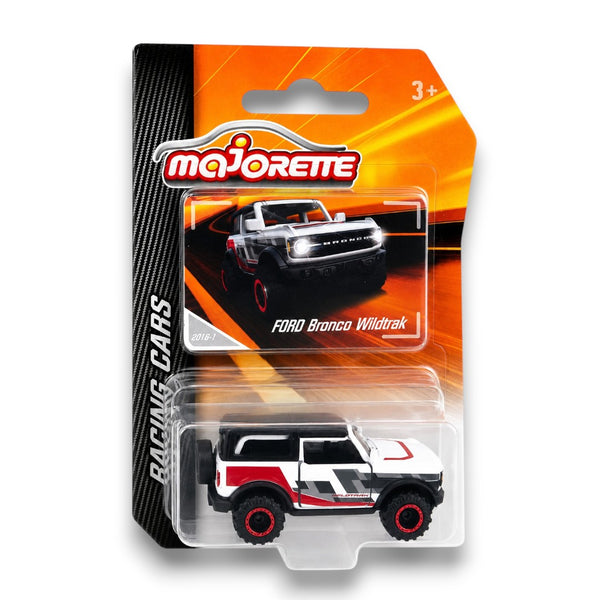 Majorette Ford Bronco Wildtrak Racing Cars Die-Cast SUV |1:64 Scale Premium Off-Road Collectible Model