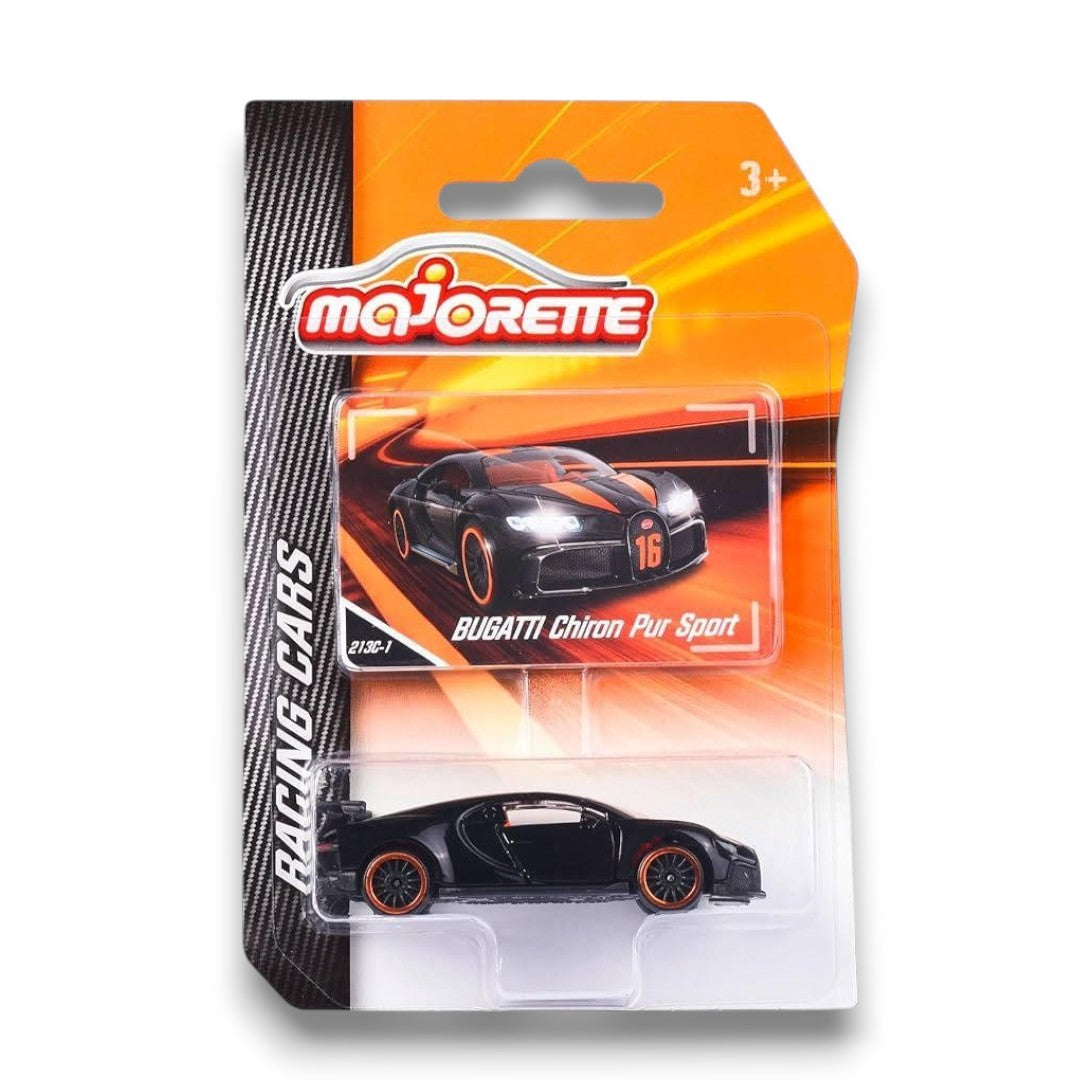 Majorette Bugatti Chiron Pur Sport 1:64 Scale Racing Cars Die-Cast Hypercar | Premium Collectible Model